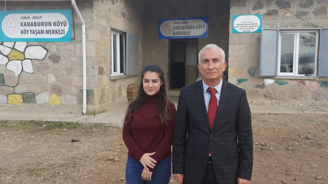 İlçe Milli Eğitim Müdürümüz Murat ECER okul ziyaretinde bulundu.
